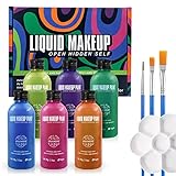 VIOLA HOUSE 6Pcs Face Bodypainting Farben, Gesichts & Körperfarbe Makeup...