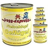 Fleischtopf Geflügel, Nassfutter für Hunde, Alleinfuttermittel, Hundefutter ohne...