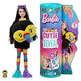 Barbie-Puppen und Accessoires, Cutie Reveal-Puppe im Tukan-Plüschkostüm und 10...