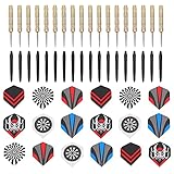 Panv Steel Tip Darts, Indoor Fitness 18 Stück Sports Flight Steel Tip Darts für Bar für...