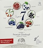 Walthers Super 7 Premium-Direktsaft aus Aronia, Goji, Acai, Cranberry,...