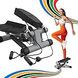 Niceday Mini Stepper für Zuhause | Up-Down Swing Stepper mit Power Ropes | Stepper...