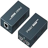 PWAY PW-HT225PIR HDMI Extender 195ft/ 60m Übertragung über Einzelne Cat5e / 6/7 Full HD...