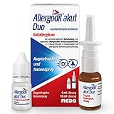 Allergodil akut Duo: Allergie Kombipack mit Nasenspray (10 ml) und Augentropfen...