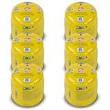 Z.M.C 6X Gaskartuschen 190g Typ C200 EN417, Stechkartusche für Gasbrenner und...