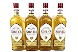 Soplica Haselnuss Orzech Laskowy Likör aus Polen, 30%(4x0,5 L)