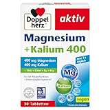 Doppelherz Magnesium + Kalium 400 – Magnesium und Kalium als Beitrag für die normale...