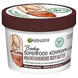 Garnier Reparierende Körperpflege für trockene Haut, Body Butter mit Kakaobutter und...