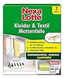 Nexa Lotte Kleider- & Textil-Mottenfalle, Insektizidfreie Klebefalle gegen Kleidermotten,...