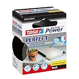 tesa extra Power Perfect Gewebeband - Gewebeverstärktes Ductape zum Basteln,...