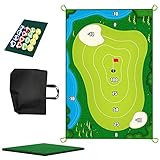 Lässiges Golfspiel Set Golf Spielmatte mit 16 Golfbälle Aufbewahrungstasche Löcher Golf...