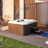 HOME DELUXE - Outdoor Whirlpool - SEA Star Plus Treppe und Thermoabdeckung - Maße 180 x...