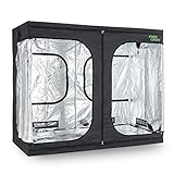 OneConcept Eden Grow XL - Growschrank, Growzelt, Growbox, Größe L, 240x120x200...