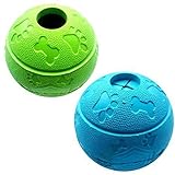 Hundespielzeug Unzerstörbar Feeder Ball Snack Ball aus Naturkautschuk Gummi...