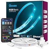 Govee LED Strip 5m Alexa Smart RGB WiFi LED Streifen, LED Lichterkette Band App...