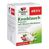 Doppelherz Knoblauch Kapseln mit Mistel und Weißdorn, 270er