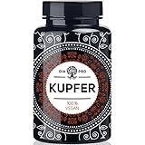 DiaPro® Kupfer 365 Hochdosierte Kupfer-Tabletten mit 2 mg Kupfer pro Tablette aus...