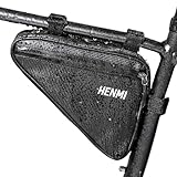 HENMI Fahrradtasche Rahmen, Dreieckstasche Fahrrad Wasserdicht, Rahmentasche Fahrrad für...