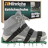 Hinrichs Nagelschuhe - 2x Nagel Schuhe in 30x13,3cm & Spikes 25mm - Größenverstellbare...