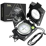 Anbte Kompass Militär mit Klinometer Professioneller Marschkompass IP65 Compass...