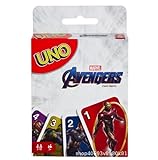 FYDZBSL Avengers UNO Kartenspiel und Gesellschaftspiel Anime Muster Kartenspiel Spieler...