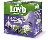 LOYD® Früchtetee Tee | 20 Teebeutel 40g | Geschmack: Schwarze Johannisbeere...