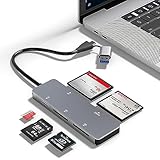 CFast Kartenleser, USB 3.0 USB C CFast 2.0 Kartenleser, 5Gbps Aluminium CFast...