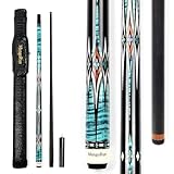 MangoRun Carbon-Faser Pool Cue 12.5mm,1/2 Billard Queue Billardqueue mit...