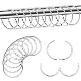 tonyg-p 20 Stück Metall Vorhangringe Duschvorhang Ringe Vorhang Hängend Ringe...