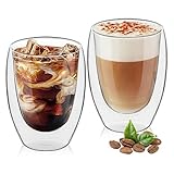 MumdoYAL Doppelwandige Latte Macchiato Gläser, stilvoll und praktisch (2 *...