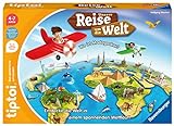 Ravensburger tiptoi Spiel 00117 Unsere Reise um die Welt - Lernspiel ab 4 Jahren,...