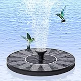 Solar Springbrunnen, Yomisee 1W Solarbrunnen Solar Teichpumpe Garten Wasserpumpe Solar...