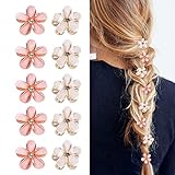 10 Stück Mini Diamant Haarspangen,Kleine Haarspangen Blumen-Haarspangen Haarschmuck für...