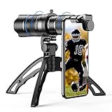 Apexel Zoomobjektiv HD 20-40X mit Stativ, Teleobjektiv, für Handy, für iPhone,...