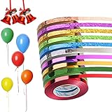 10 Rollen Geschenkband,10m je Rolle Ringelband Bunt,Curling Ribbon für Hochzeit...