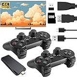 HOVCEH Retro Konsole 128GB, 4K Retro HDMI Game Stick, Game Stick Wireless...