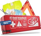 HELDENWERK KFZ Kombitasche (3 in 1) nach aktueller Norm 2023/2024 DIN 13164:2022 (StVO...