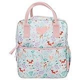 Depesche 12572 Princess Mimi Wild Forest - Rucksack in Grün und Rosa mit...