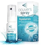 Ocuvers Hyaluron Augenspray – mit Liposomen - 15ml Augenspray gegen trockene Augen - Die...