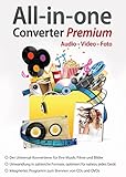 All in One Converter Premium - Video - Audio - Foto - Umwandlung, Bearbeitung,...