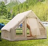 Aufblasbares Zelt, Outdoor-Zelt für 2-4 Personen mit Luftpumpe & gstasche, aufblasbares...