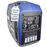 NTG Inverter Stromerzeuger Generator | 2800 W | leise nur 65 dB(A) | 2 x USB Port | 5l...