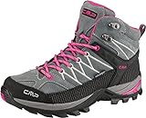 CMP Damen Rigel Mid Wmn Shoe Wp Trekking Wanderhalbschuhe, Grey Fuxia Ice, 39 EU