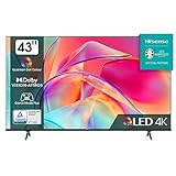 Hisense 43E7KQ QLED Smart TV 108 cm (43 Zoll), 4K, HDR10, HDR10+ decoding, HLG, Dolby...