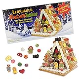 Günthart Lebkuchen Hexenhaus zum Dekorieren und basteln | 6 Lebkuchenteile | 37...