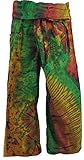 GURU SHOP Batik Thai Fischerhose aus Baumwolle, Wickelhose, Yogahose,...