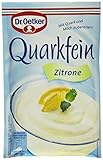 Dr. Oetker Quarkfein Zitrone, 57 g Dessertpulver für eine Quarkspeise Zitrone