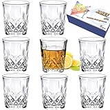 JAIEF 5cl Schnapsgläser, bleifreies Glas, klares Schnapsglas mit schwerem Boden (8...