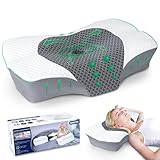 SAHEYER Nackenkissen Kopfkissen Memory Foam Kissen, Ergonomisches...