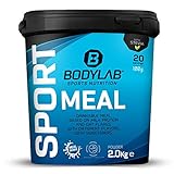 Bodylab24 Sport Meal Vanille 2000g / 30g Protein aus Milcheiweiß / mehr als 40g...